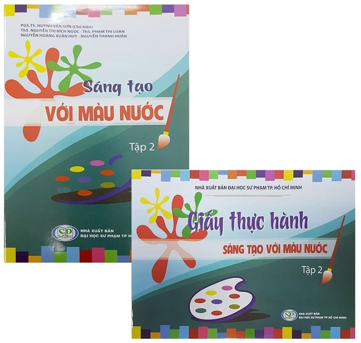 Sách Sáng Tạo Với Màu Nước - Tập 2 (Bộ 2 Cuốn)
