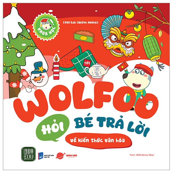 Sách Wolfoo Khoa Học - Wolfoo Hỏi Bé Trả Lời - Về Kiến Thức Văn Hóa - 1980Edu