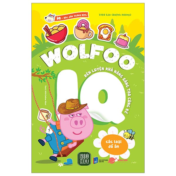 Sách Bóc Dán Thông Minh - Wolfoo IQ Rèn Luyện Khả Năng Sáng Tạo Cùng Bé - 1980Edu