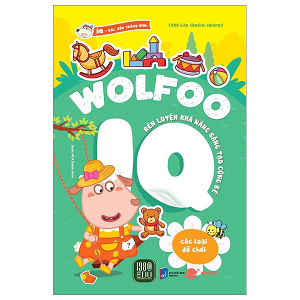 Sách Bóc Dán Thông Minh - Wolfoo IQ Rèn Luyện Khả Năng Sáng Tạo Cùng Bé - 1980Edu