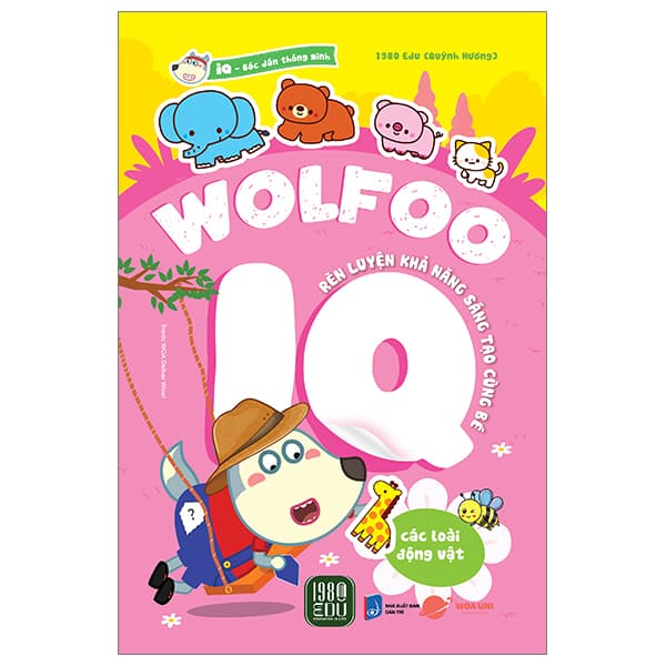 Sách Bóc Dán Thông Minh - Wolfoo IQ Rèn Luyện Khả Năng Sáng Tạo Cùng Bé - 1980Edu