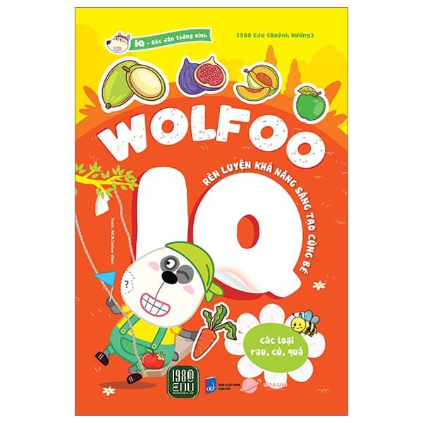 Sách Bóc Dán Thông Minh - Wolfoo IQ Rèn Luyện Khả Năng Sáng Tạo Cùng Bé - 1980Edu