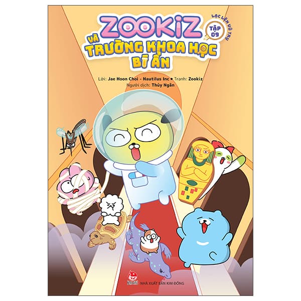 Sách Zookiz Và Trường Khoa Học Bí Ẩn - Tập 9 - Lạc Lên Vũ Trụ - Jae Hoon Choi