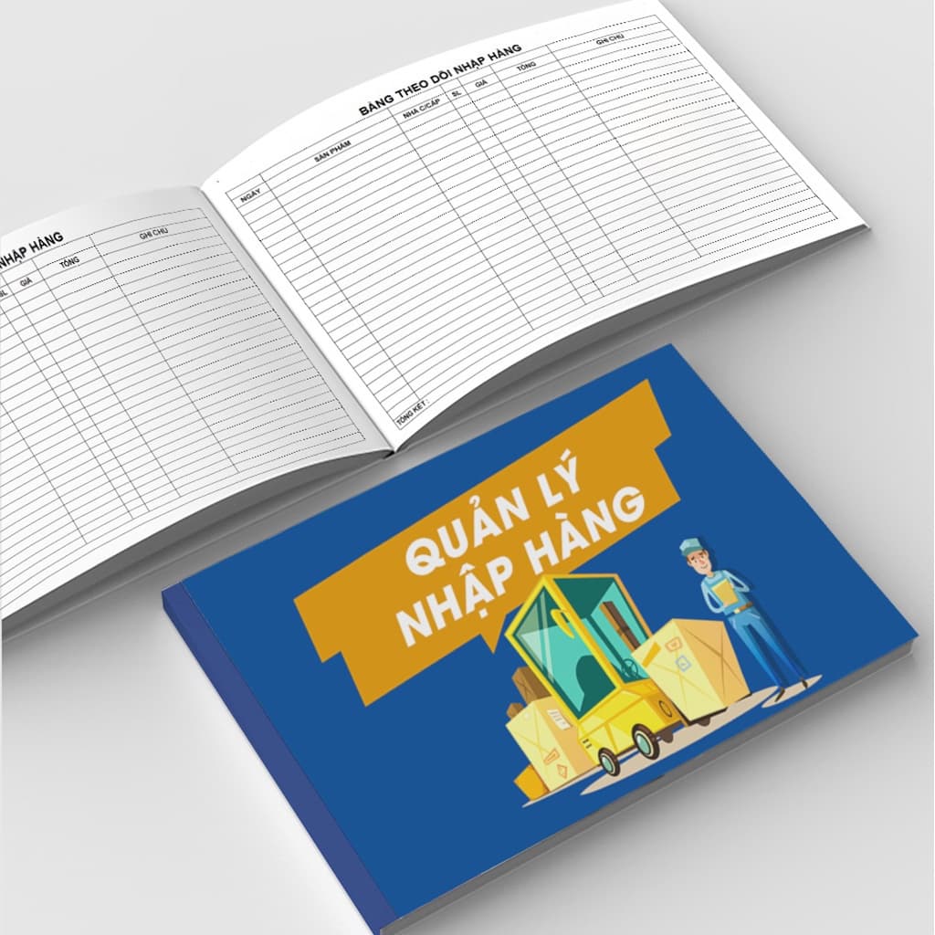 Sổ Nhập Hàng Sổ Bán Hàng Sổ Thu Chi A4 A5 Ghi Chép Doanh Thu Cho Hộ Kinh Doanh Shop Online - Thu Hà