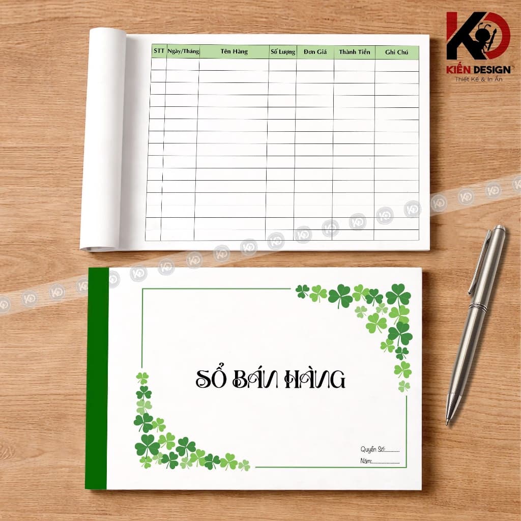 Sổ Bán Hàng - Sổ Quản Lý Doanh Thu - Sổ Thu Chi - màu sắc tươi sáng mang lại sự mai mắn và tài lộc - Thu Hà