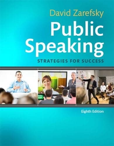Public Speaking: Strategies for Success (8th Edition) - David Pearson