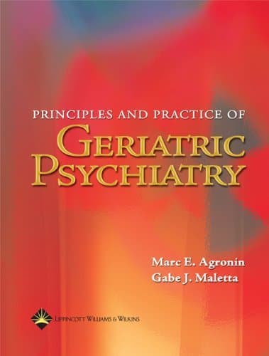 Principles And Practice Of Geriatric Psychiatry