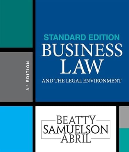 Business Law and the Legal Environment, Standard Edition (MindTap Course List) - Jeffrey Beatty