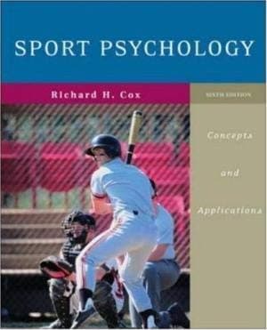 Sport Psychology: Concepts and Applications - Richard H. Cox