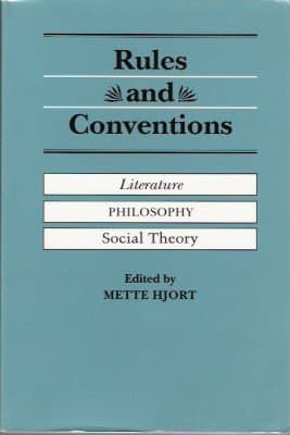 Rules and Conventions: Literature, Philosophy, Social Theory (Parallax: Re-visions of Culture and Society) - The Johns Hopkins University Press