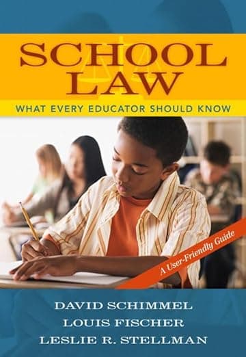 School Law: What Every Educator Should Know, A User-Friendly Guide - David Pearson
