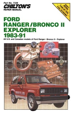 Chilton's Repair Manual: Ford Ranger/Bronco Ii/Explorer 1983-91 - Delmar  Cengage Learning