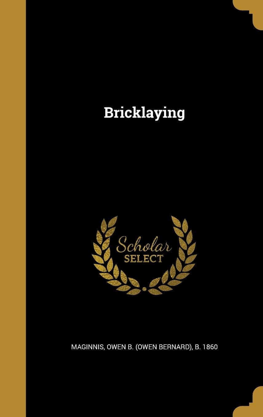 Bricklaying - Wentworth Press