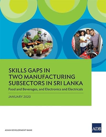Skills Gaps in Two Manufacturing Subsectors in Sri Lanka: Food and Beverages, and Electronics and Electricals - Asian Development Bank
