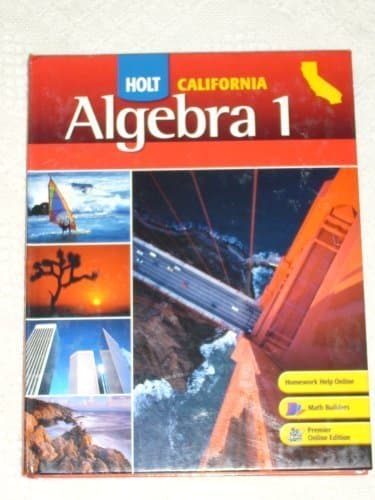 Holt Algebra 1 California - David Hall