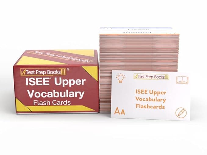 ISEE Upper Level Vocabulary Study Cards: ISEE Upper Level Test Prep and Practice Test Questions [Full Color Cards] - TPB Publishing