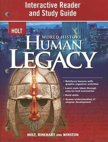 Holt World History: Human Legacy - Holt Rinehart & Winston