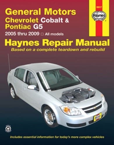 Chevrolet Cobalt & Pontiac G5, 2005-2009 (Hayne's Automotive Repair Manual) - Delmar