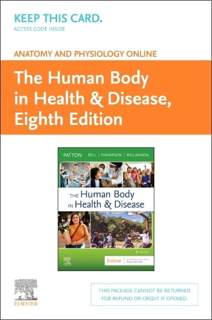 Anatomy and Physiology Online for The Human Body in Health & Disease (Access Code) - Kevin T. Patton PhD