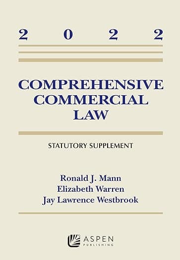 Comprehensive Commercial Law 2022: Statutory Supplement - Aspen Opco Llc