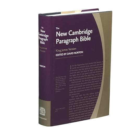 New Cambridge Paragraph Bible Personal Size KJ590:T - David Norton