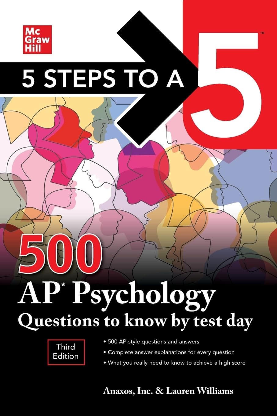 5 Steps to a 5: 500 AP Psychology Questions to Know by Test Day, Third Edition (Mcgraw Hill's 500 Questions to Know by Test Day) - Anaxos Inc