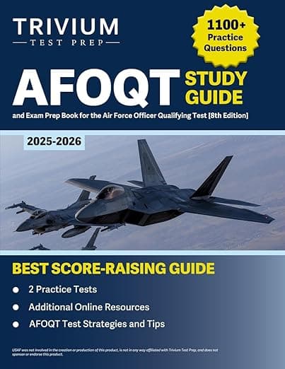 AFOQT Study Guide: Practice Questions and Exam Prep Book for the Air Force Officer Qualifying Test: [8th Edition] - Trivium