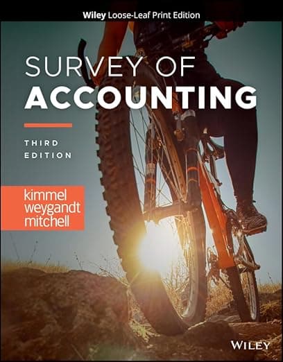 Survey of Accounting - Jerry J. Weygandt