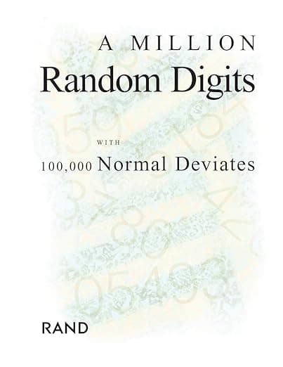 A Million Random Digits with 100,000 Normal Deviates - American Book Publishers