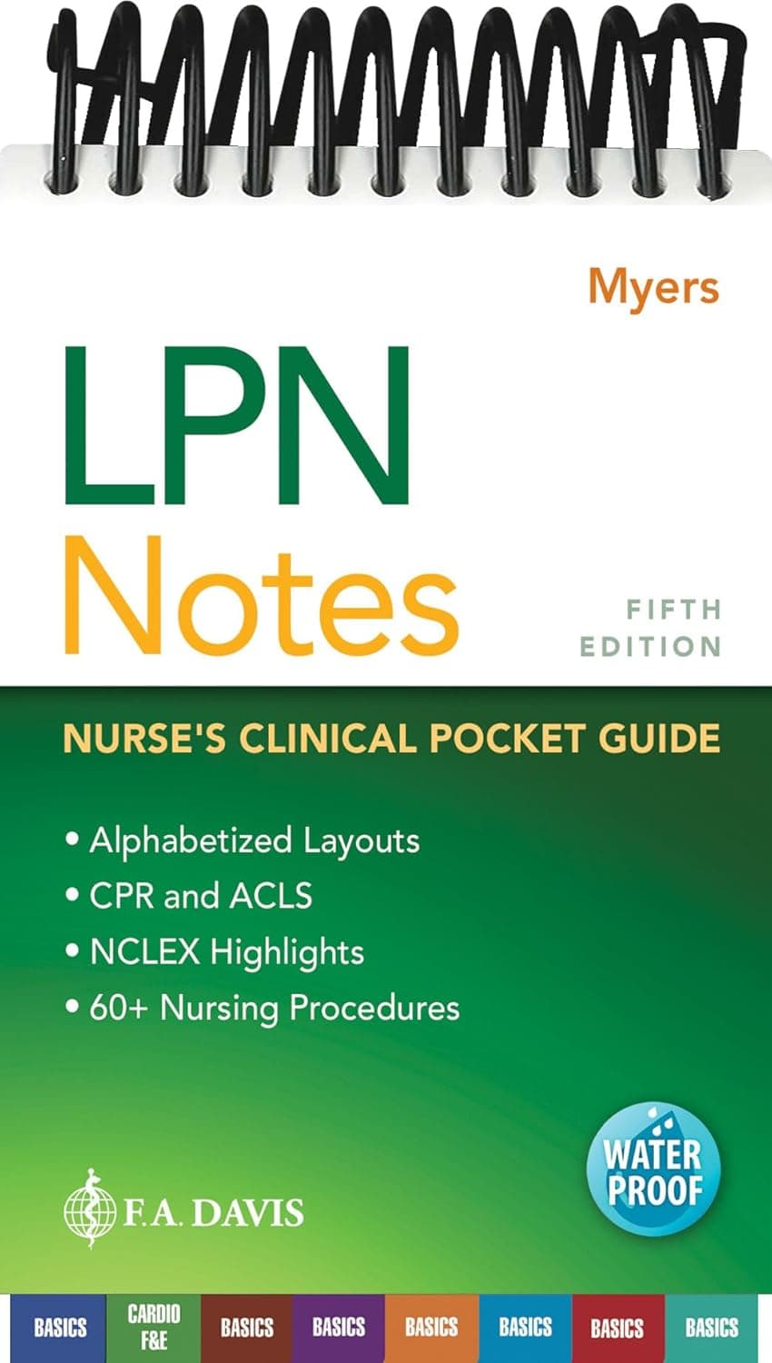 LPN Notes: Nurse's Clinical Pocket Guide - F.A. Davis Company