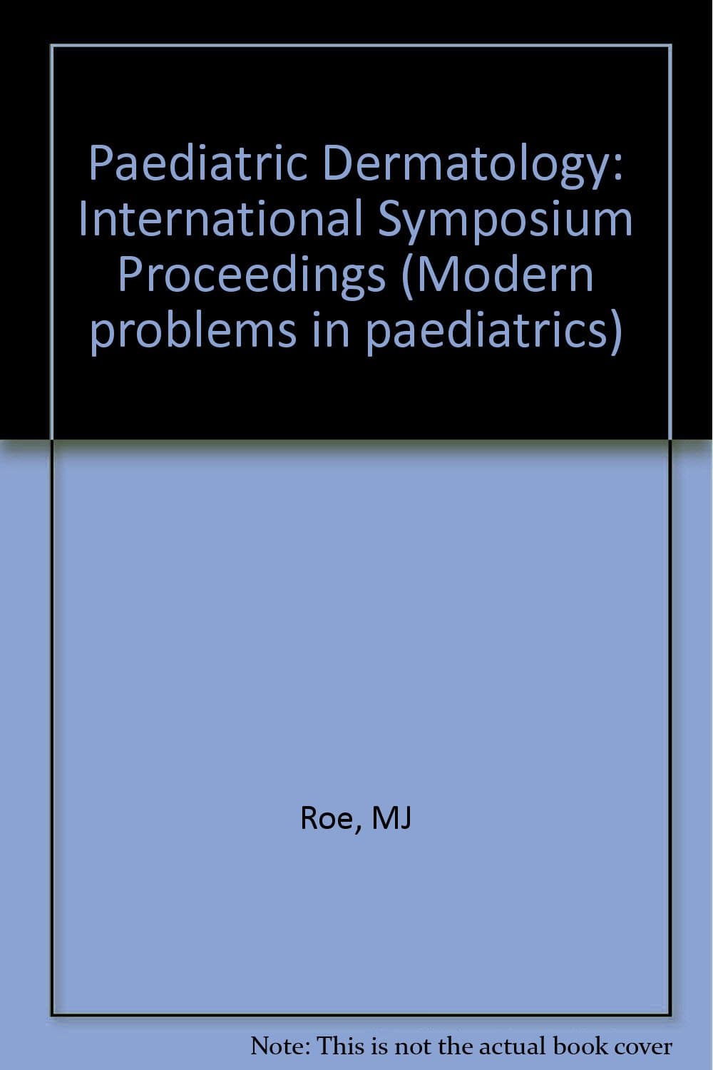 Pediatric Dermatology