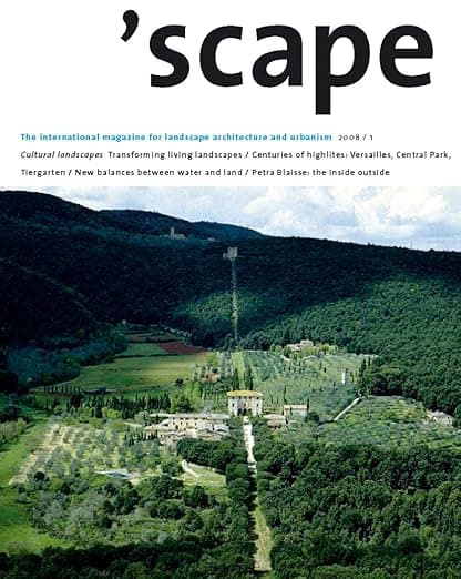 'scape: The International Magazine of Landscape Architecture and Urbanism (Scape, 1/08) - Stichting Lijn in Landschap