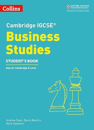 Cambridge IGCSE® Business Studies Student Book (Cambridge International Examinations) - Collins