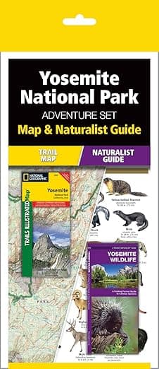 Yosemite National Park Adventure Set: Trail Map & Wildlife Guide - Waterford Press Waterford Press