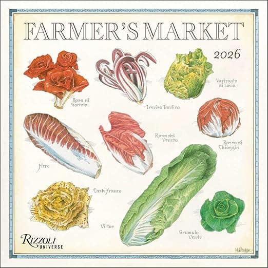 Farmer's Market 2026 Wall Calendar - Rizzoli Universe