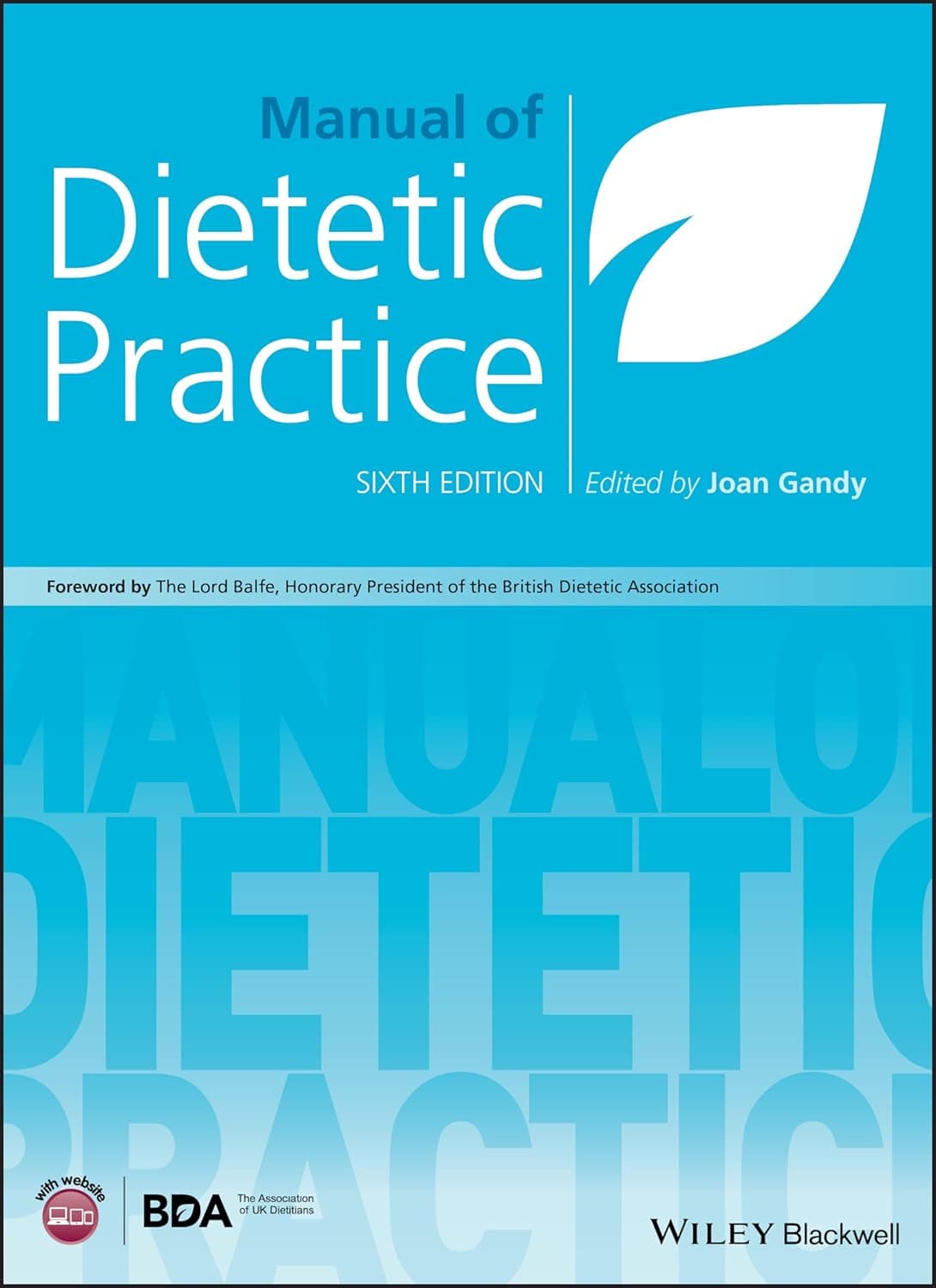 Manual of Dietetic Practice - Joan Gandy