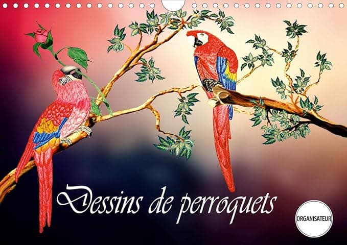 Dessins de perroquets 2020: Perroquets, comme ils sont et comme ils pourraient etre, au plumage bigarre. (Calvendo Art) (French Edition) - Calvendo Verlag GmbH