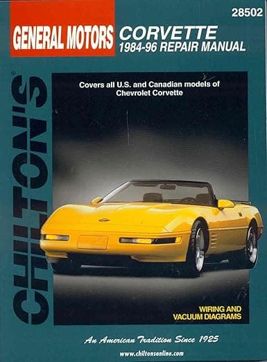 General Motors Corvette: 1984-96 Repair Manual, 28502- Covers All U.S. and Canadian Models of Chevrolet Corvette - Haynes Publishing Group