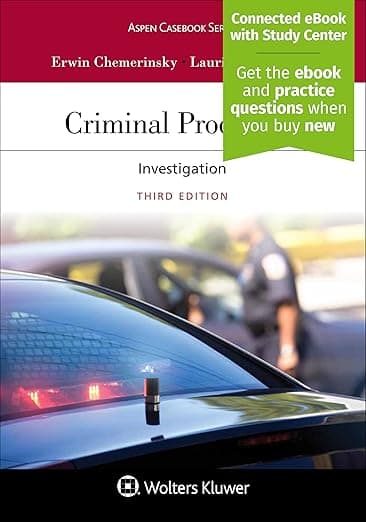 Criminal Procedure: Investigation (Aspen Casebook) - Aspen Opco Llc