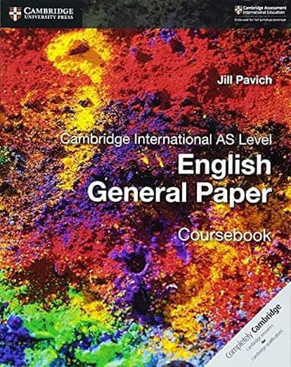 Cambridge International AS Level English General Paper Coursebook (Cambridge International Examinations) - Jill Pavich