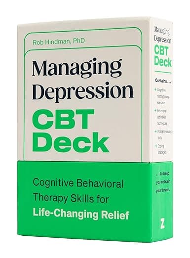 Managing Depression CBT Deck: Cognitive Behavioral Therapy Skills for Life-Changing Relief - Zeitgeist