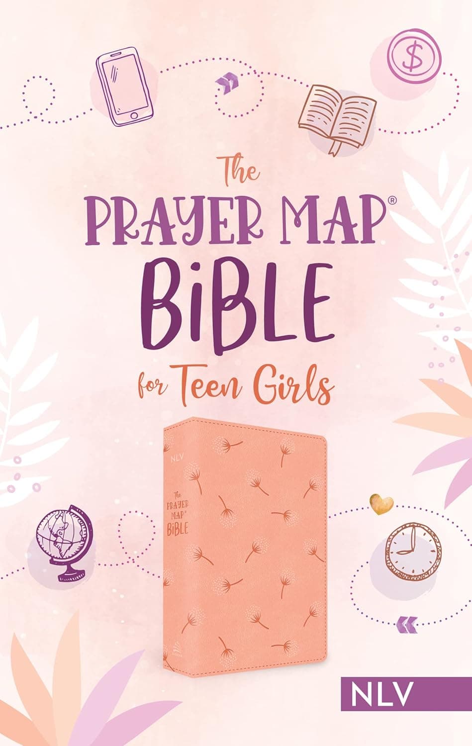 The Prayer Map® Bible for Teen Girls NLV (Faith Maps) - Compiled by Barbour Staff
