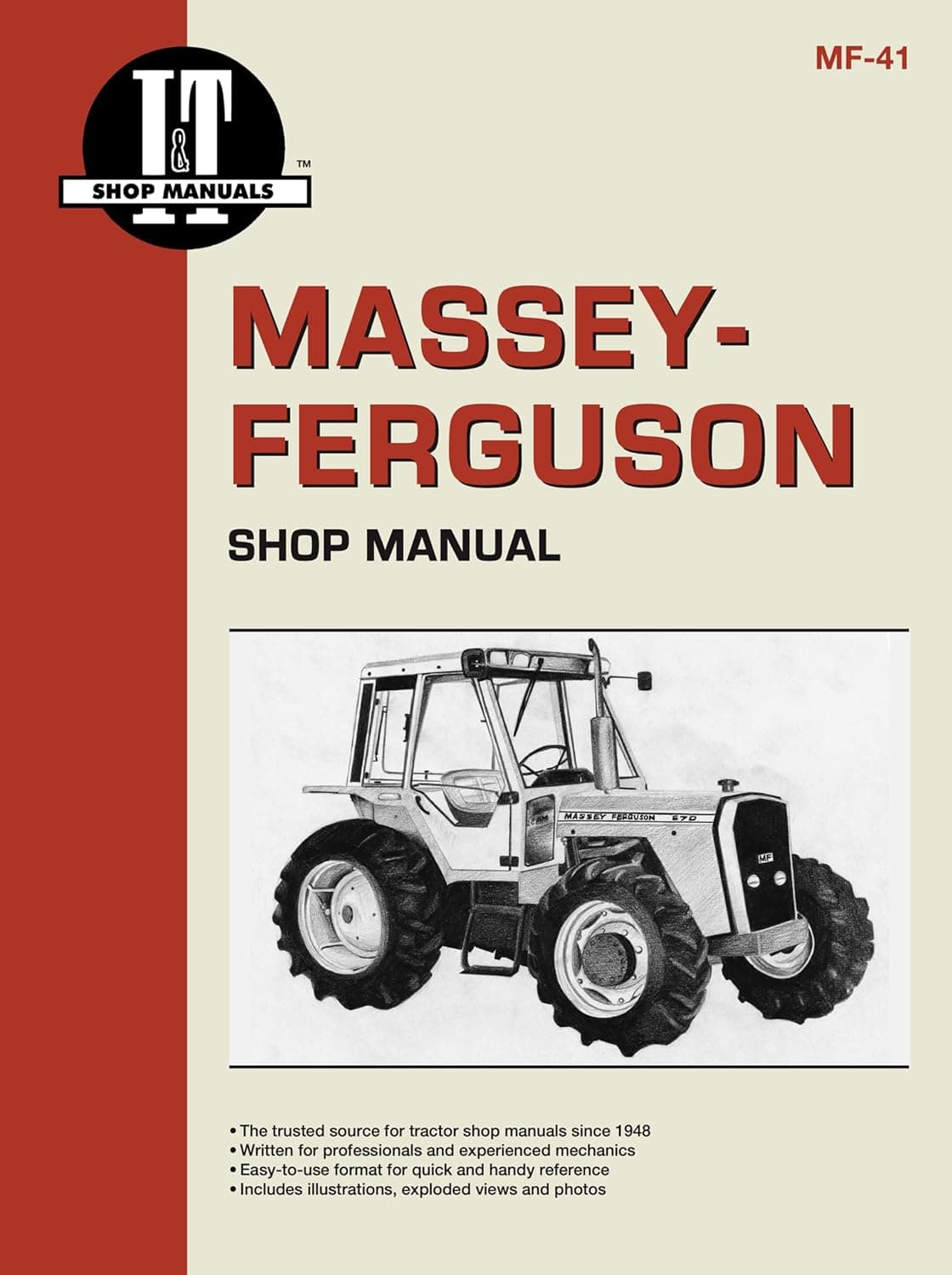 Massey Ferguson Shop Manual Models MF670 MF690 & MF698 (Mf-41) - Penton Staff