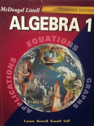 Algebra 1, Grades 9-12: McDougal Littell High School Math Tennessee - McDougal Littell