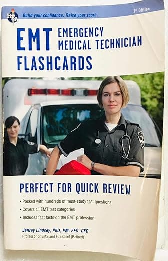 EMT Flashcard Book (EMT Test Preparation) - Research & Education Association