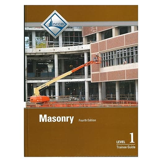 Masonry Level 1 Trainee Guide, Hardcover - NCCER