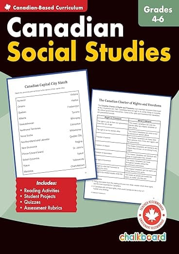 Canadian Social Studies Grades 4-6 - Chalkboard Publishing