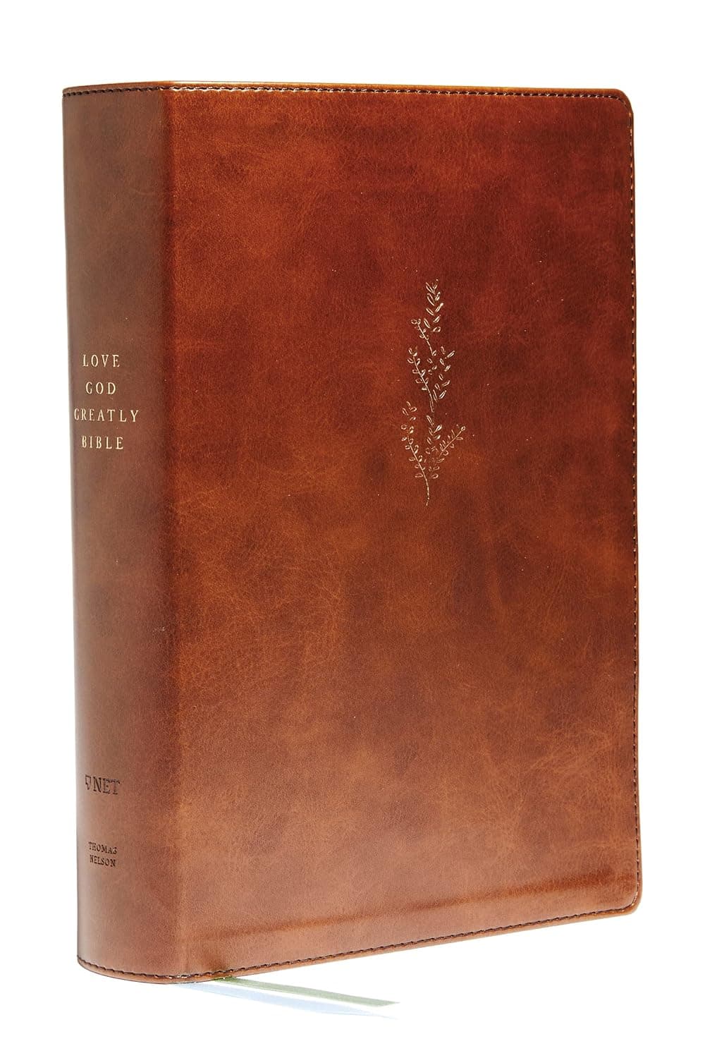 Young Women Love God Greatly Bible: A SOAP Method Study Bible (NET, Brown Leathersoft, Comfort Print) - Thomas Nelson