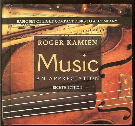 8-CD Basic set for use with Music: An Appreciation - Roger Kamien