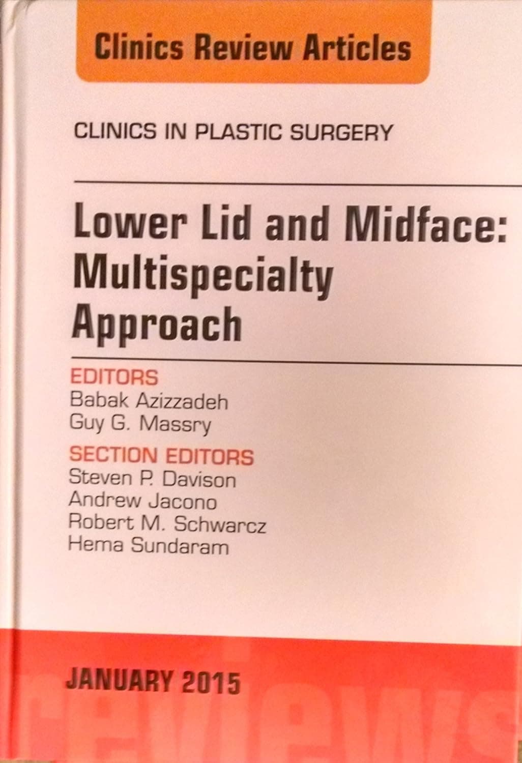 Lower Lid and Midface: Multispecialty Approach, An Issue of Clinics in Plastic Surgery (Volume 42-1) (The Clinics: Surgery, Volume 42-1) - Babak Azizzadeh MD  FACS